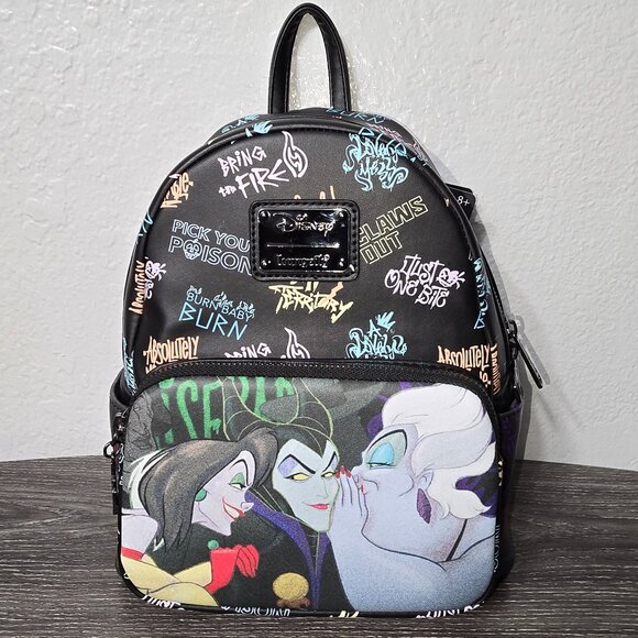 NWT Loungefly Disney Villains Club Mini Backpack main image 4